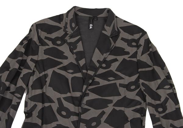 Y-3 14SS All-Over Sheer Reflector Snap Jacket Brown Size M