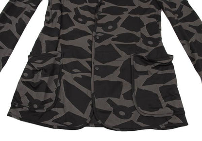 Y-3 14SS All-Over Sheer Reflector Snap Jacket Brown Size M