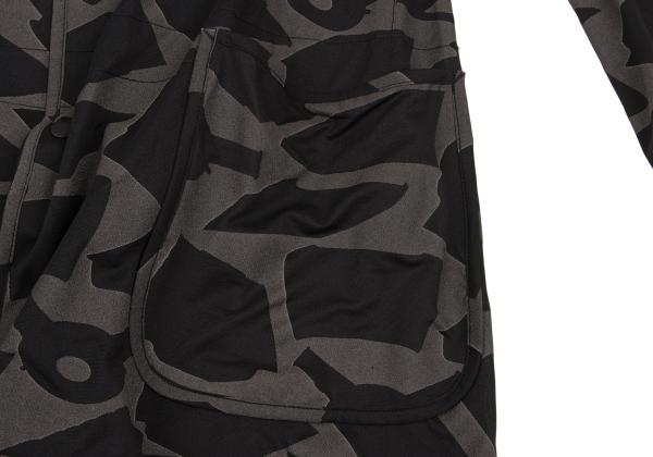 Y-3 14SS All-Over Sheer Reflector Snap Jacket Brown Size M