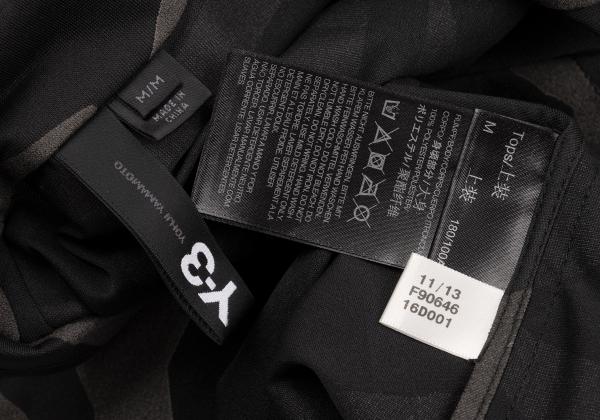 Y-3 14SS All-Over Sheer Reflector Snap Jacket Brown Size M