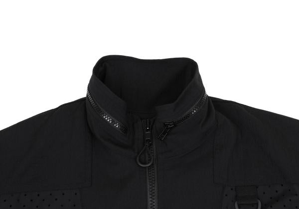 Y-3 19SS Black Perforated Panel Zip Jacket Size M
