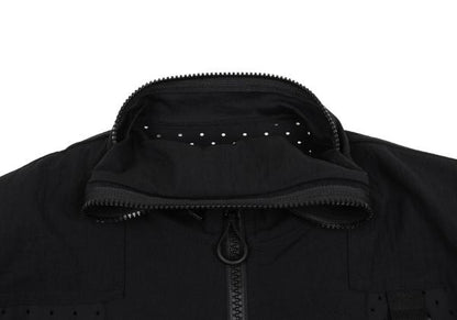 Y-3 19SS Black Perforated Panel Zip Jacket Size M