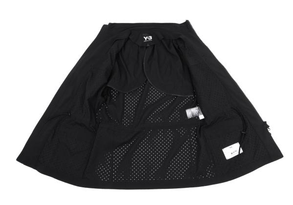 Y-3 19SS Black Perforated Panel Zip Jacket Size M