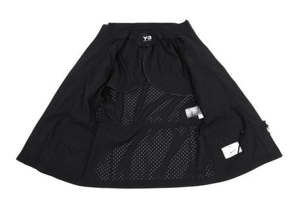 Y-3 19SS Black Perforated Panel Zip Jacket Size M