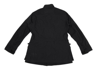 Y-3 19SS Black Perforated Panel Zip Jacket Size M