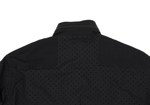 Y-3 19SS Black Perforated Panel Zip Jacket Size M