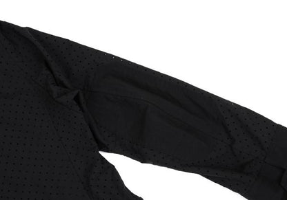 Y-3 19SS Black Perforated Panel Zip Jacket Size M