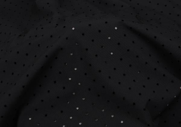 Y-3 19SS Black Perforated Panel Zip Jacket Size M