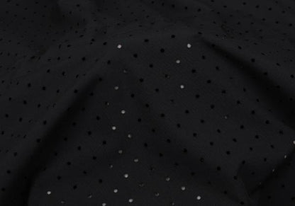 Y-3 19SS Black Perforated Panel Zip Jacket Size M