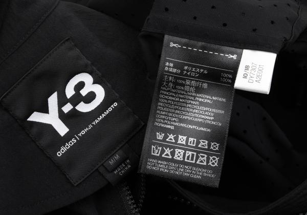 Y-3 19SS Black Perforated Panel Zip Jacket Size M