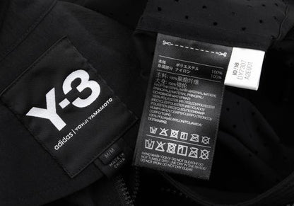 Y-3 19SS Black Perforated Panel Zip Jacket Size M