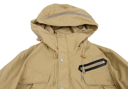 Y-3 11AW Leather-Accent Pocket Jacket Beige Size XS/TP