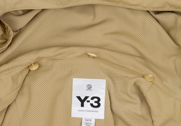 Y-3 11AW Leather-Accent Pocket Jacket Beige Size XS/TP