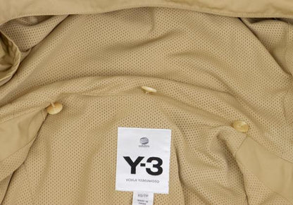 Y-3 11AW Leather-Accent Pocket Jacket Beige Size XS/TP