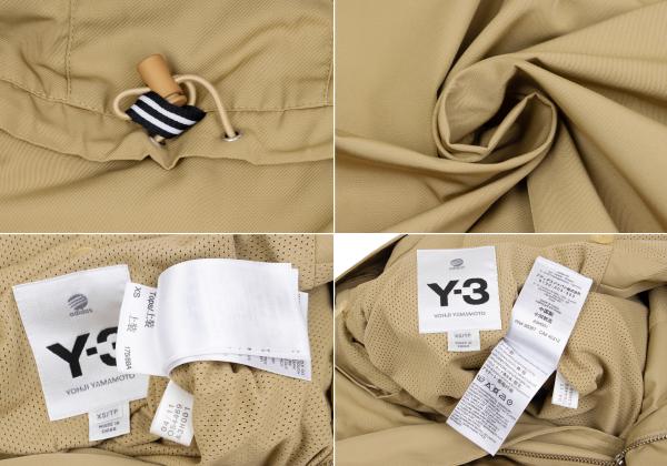 Y-3 11AW Leather-Accent Pocket Jacket Beige Size XS/TP
