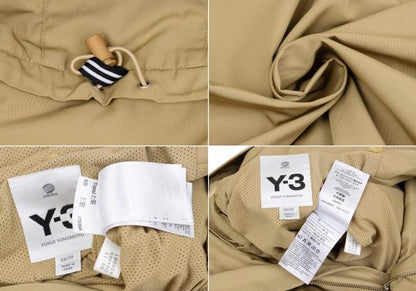 Y-3 11AW Leather-Accent Pocket Jacket Beige Size XS/TP