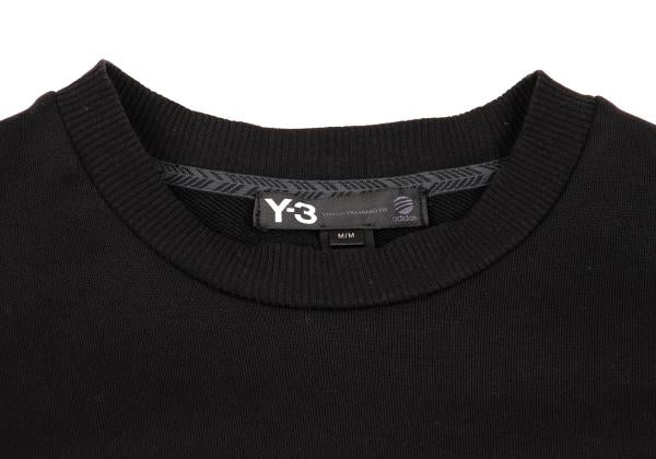 Y-3 Square Dot Logo Foil Print Sweatshirt Black Size M