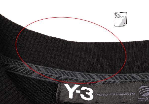 Y-3 Square Dot Logo Foil Print Sweatshirt Black Size M