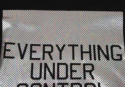 Y-3 Square Dot Logo Foil Print Sweatshirt Black Size M