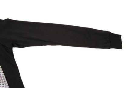 Y-3 Square Dot Logo Foil Print Sweatshirt Black Size M
