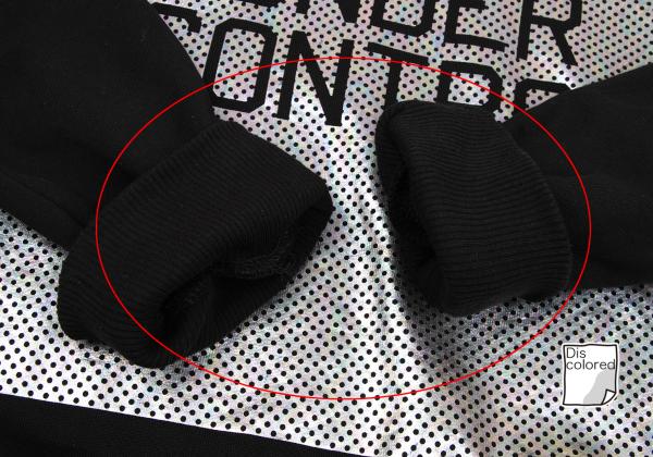 Y-3 Square Dot Logo Foil Print Sweatshirt Black Size M