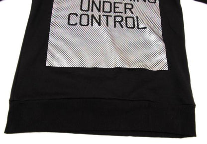 Y-3 Square Dot Logo Foil Print Sweatshirt Black Size M