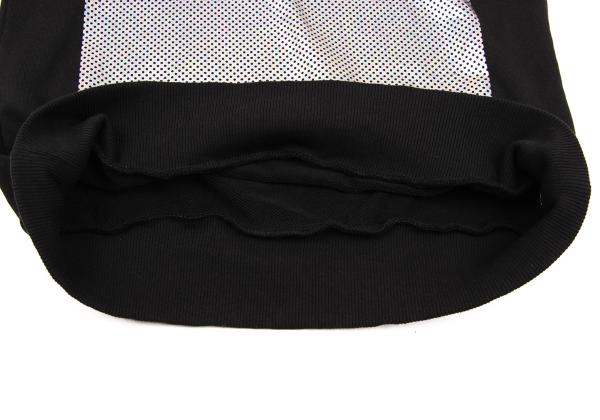 Y-3 Square Dot Logo Foil Print Sweatshirt Black Size M