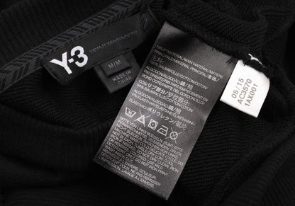 Y-3 Square Dot Logo Foil Print Sweatshirt Black Size M