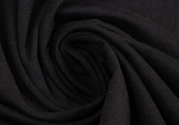 Y-3 Cotton 3-Stripe Long Sleeve T-Shirt Black Size S