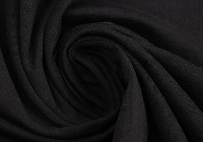 Y-3 Cotton 3-Stripe Long Sleeve T-Shirt Black Size S