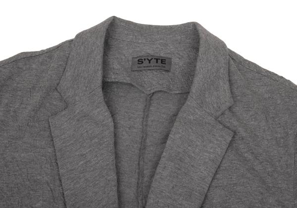 S'YTE Cotton Poly Washer Processed Jacket Gray Size 3