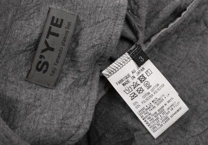 S'YTE Cotton Poly Washer Processed Jacket Gray Size 3