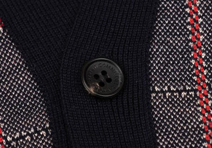 JUNYA WATANABE MAN CDG 24AW Wool Check Cardigan Blue Size M