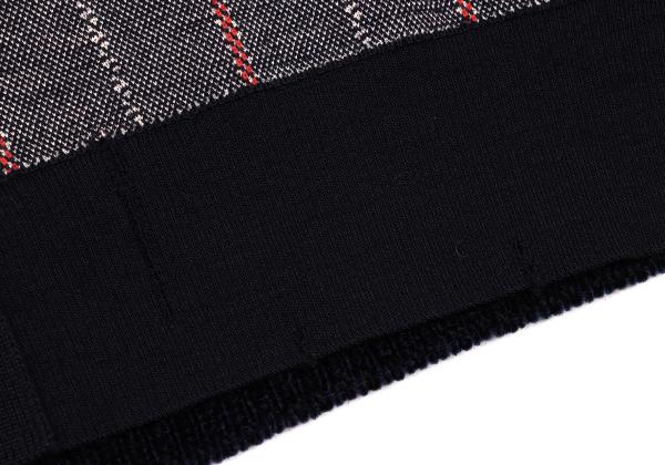 JUNYA WATANABE MAN CDG 24AW Wool Check Cardigan Blue Size M