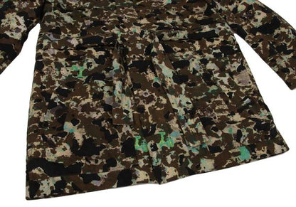 CRAIG GREEN Camo Snap Hooded Coat Black Size L