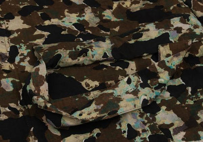 CRAIG GREEN Camo Snap Hooded Coat Black Size L