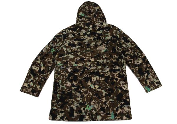 CRAIG GREEN Camo Snap Hooded Coat Black Size L