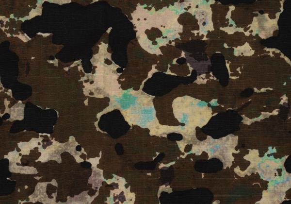 CRAIG GREEN Camo Snap Hooded Coat Black Size L