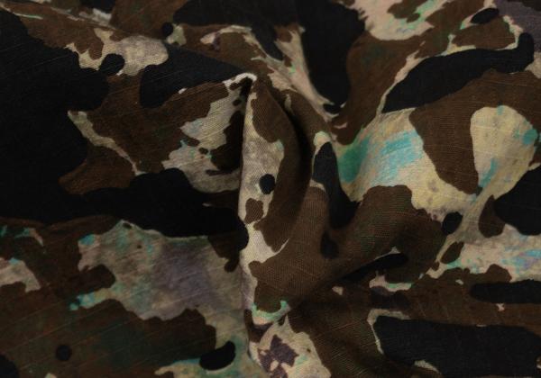 CRAIG GREEN Camo Snap Hooded Coat Black Size L