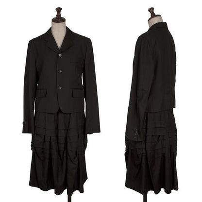 tricot COMME des GARCONS Wool Blend Jacket Black Size M