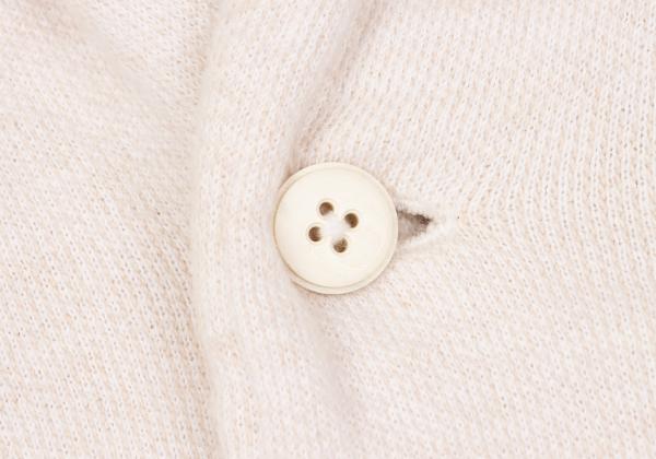 45rpm Cotton Terry Shawl Collar Jacket White Size 3