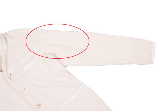 45rpm Cotton Terry Shawl Collar Jacket White Size 3