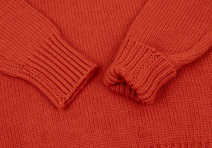 45rpm Wool V-Neck Low Gauge Knit Sweater Red Size 3