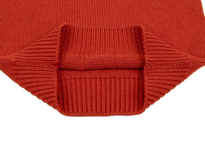 45rpm Wool V-Neck Low Gauge Knit Sweater Red Size 3