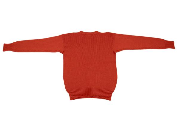 45rpm Wool V-Neck Low Gauge Knit Sweater Red Size 3