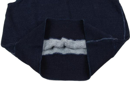 45rpm Indigo Dyed Cotton V-Neck Sweat Vest Blue Size 5