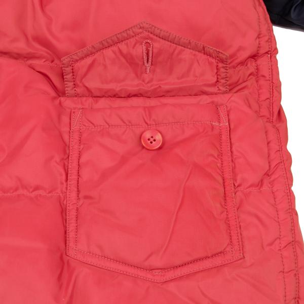 45rpm& Nylon Sleeve Panel Flap Pocket Jacket Pink Size 2