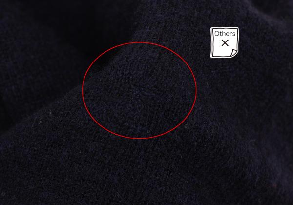 45rpm Wool Patch Pocket Knit Cardigan Navy Size 3