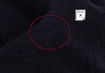 45rpm Wool Patch Pocket Knit Cardigan Navy Size 3