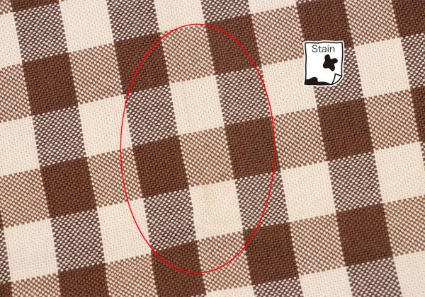 45rpm& Cotton Check T-Shirt Brown Beige Size 3
